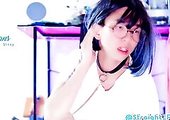 [4k] Oriental Femboy Anal Spunk Fountain