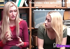 Pretty Blonde Shoplifter Sucking Dick And With Sierra Nicole