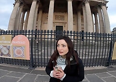 An Italian angel met in the street, massaged in the sauna and pounded in anal and double penetration