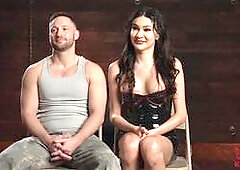 Hot shemale mistress for slave boy