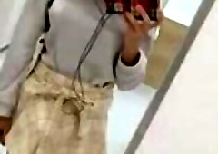 absolutely beautiful crossdresser cums handsfree 1