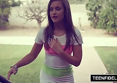 TEENFIDELITY - Teen Callgirl April Brookes Rough Fuck