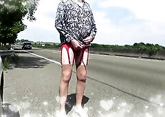 transvestite crossdresser transsexuel transsexual shemale sissy sex toy gode toy anal underware  bas outdoor public hardcore older str8 amateur transg