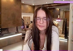 Hotty fingering vagina throughout pants