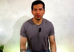 My military pal makes me deep-throat his huge chocolate-colored chisel at the military camp.