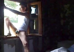 hand-job by the window two