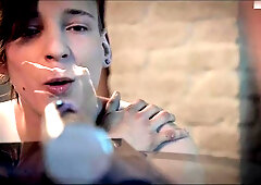 Worshipping Ian's Uncut Cock