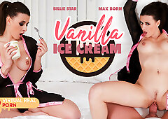 Billie Star Max born in Vanilla Ice Cream - VirtualRealPorn