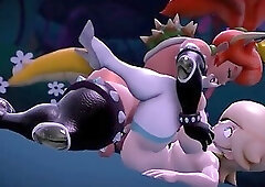 Trans Bowsette and Rosalina