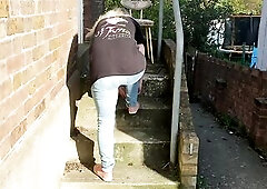 ⭐ Angel Casually Pissing Herself During the time that Tying Her Shoelace!