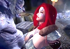 Video game, cowgirl, skyrim