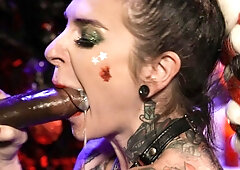 Joanna squels with delight with Rob's dick