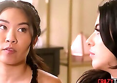 MILF Liv Revamped scolds sexy sitters and they liked their punish method