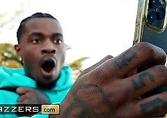 BRAZZERS - Penny Barbers Roadside Solo Masturbation Escalates Into A Passionate  Fuck With A Bold College Guy: Porn