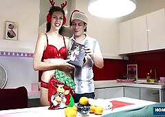 Julia Vearth And Alex V Earth - Hot Couple And Sexy Holiday Treats