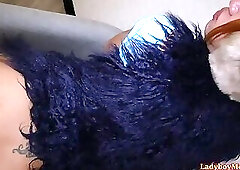 Ladyboy Nanny Services Guy With Her Mouth And Ass