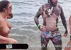 Sharking Plan On Nudist Beach Leads To Wild Foursome!