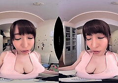 Japanese vr beauty shares sensual pov intimate moments