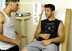 Guy sucks my cock better than my girlfriend at this exam doctors office