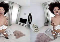 Hot sweetheart in underware Selva Lapiedra masturbates hard — VirtualTaboo