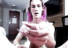 Futanari Faye looks so cute as a sissy maid that's compliant and subservient to your alpha jock. This babe can't assist but exude sensuality