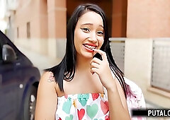 Busty Latina Babe Gets Nailed Hard for a Juicy Reward.