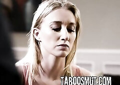 Golden-haired Playgirl Unshaved Snatch Pounded By The Cable Stud