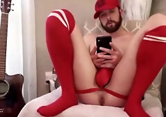 Long Red Socks Whore