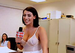 Sheena Ryder spreads legs for the camera and fingers herself