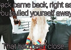 caption, sissy, bbc, three-some, oral-job, ejaculation, interracial, large schlong, True Nature - BBC Sissy Caption Story, Kenzie Reeves