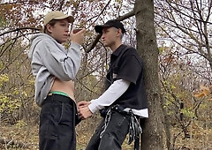 Harry_Jen - Deep rectal with a ample rod outdoors