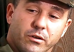 Couch fucking military action with two seargants