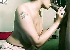 BLOWJOB-JOB AT A ABODE PARTY real music bigdick