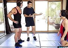 Wrestler Twinks Threesome Fuckers -