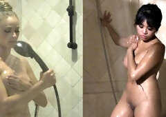 Deepthroat Asian babe with medium tits pussybanged on couch