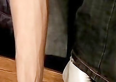 Twink shows off his toes and tugs on his rod