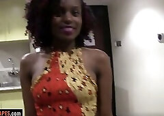 I filmed this EBONY COLLEGE GIRL trading her good girl image for an experience that changed everythi