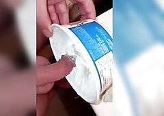 penis and whipped cream