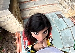 Big ass Iranian girl Nikkislick gets down for her first-time film