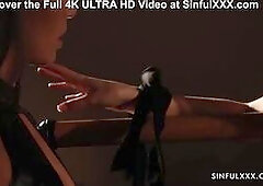 Blindfolded in the pool