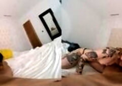 Inked Latina Teen Vanessa Vega Likes Big Bed And Big Dick VR Porn