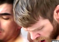 Big dick gay anal sex and facial