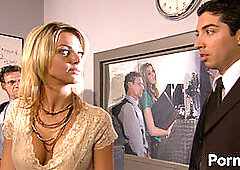 Blond, sensual, slender