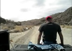 amatuers roadside desert fuck