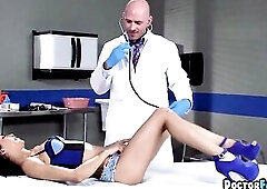 Small Latin Babe gets a Gyno Exam