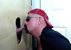 Gloryhole Buddy Cums Back To Feed