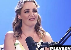 Sexy golden-haired honey enjoyed hawt solo action and pornstar enjoyed masturbation