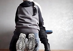 My lesbo student performs analinctus for a precious grade