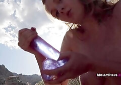 Risky Youthful Amateur Public Masturbation - Molly Pills - Large Butt Large Tits