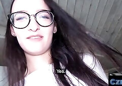 Czech XXX - Enjoyable butt Czech is banged in public below a bridge